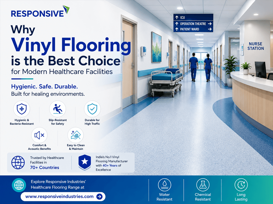 Vinyl Flooring for Healthcare — Hygiene, Safety & Durability
