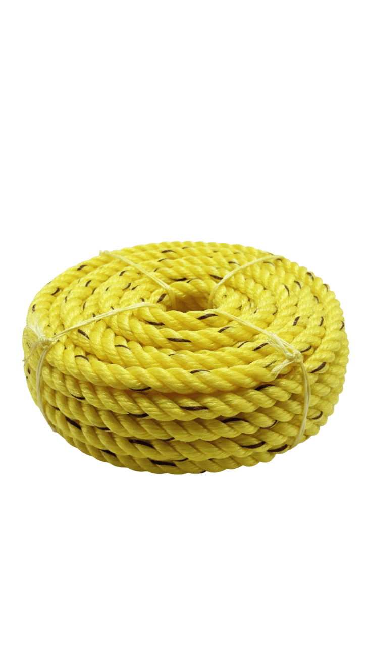 YELLOW BLACK TY HDPE ROPE