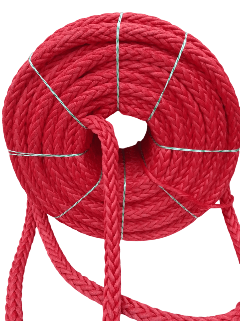 12 STRAND PP FLUORESCENT RED
