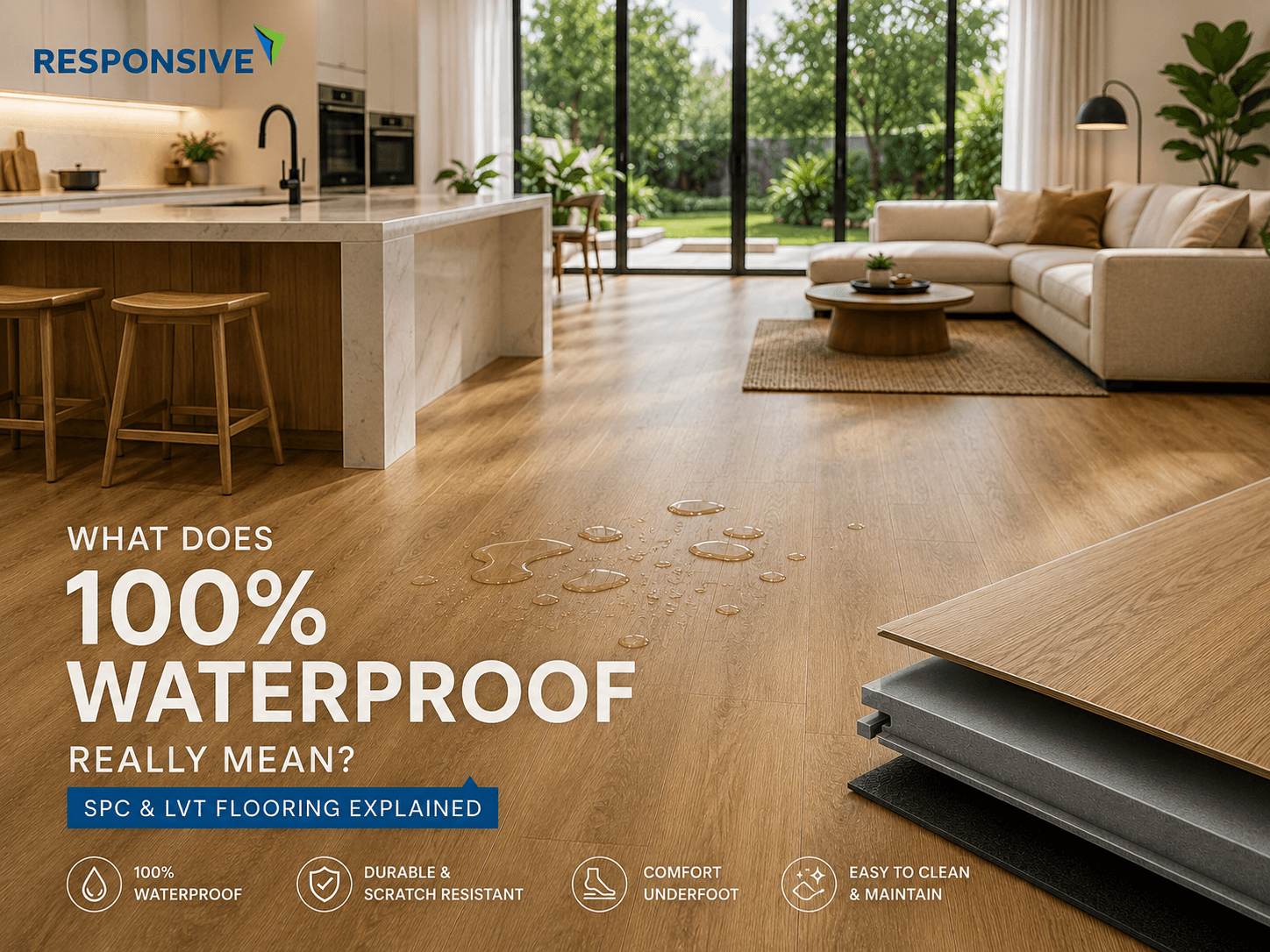 100% Waterproof Flooring: What You Should Know About SPC and LVT